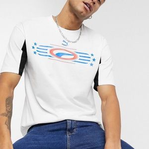 ASOS | Puma retro graphic t-shirt in white